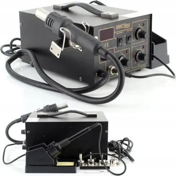 Svářečka SVÁŘEČKA PISTOLE NA PLASTY S HORKOVZDUŠNOU PÁJKOU, 4 TRYSKY, LED, 60W