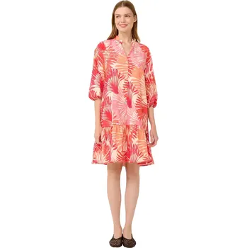 Dámské šaty Letní šaty Vamp z popelínu s knoflíky 22445 coral sun velikost XXL