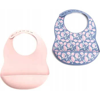 Silikonový bryndák Amadeus, růžový