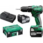 Aku příklepový vrtací šroubovák 18V Li-ion, 2x5,0Ah, 55Nm,kufr, Hikoki (Hitachi) DV18DDWPZ
