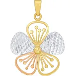 Zlatý přívěsek Floriana ze žlutého, bílého a růžového zlata