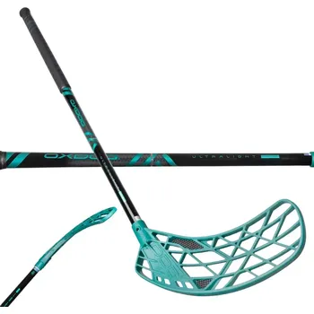 Florbalová hůl Oxdog Ultralight HES 29 TQ Round Pravá (pravá ruka dole) 101 cm (= 112 cm)