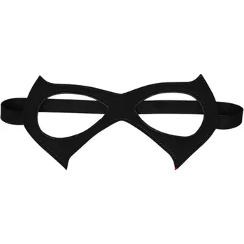 Karnevalová maska Černá PU kožená oční maska na maškarní ples Cosplay elegantní polomaska na oči Karnevalová maska na party Stylový kostýmový doplněk