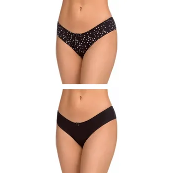 Dámská móda Pohodlný dvojdílný set dámských kalhotek Vamp 15805 velikost XXL