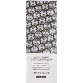 Šampon Davines Alchemic šampon pro přírodní nebo barvené vlasy 12ml tobacco (tabáková)
