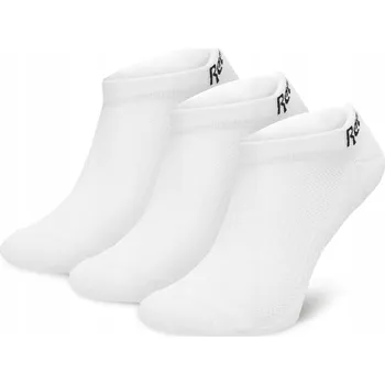 Dámské ponožky Reebok Sada 3 párů nízkých unisex ponožek R0356-SS24 (3-pack) Bílá