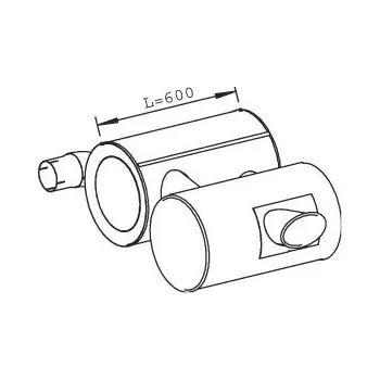 Tlumič výfuku Zadní tlumič výfuku DINEX DIN28469