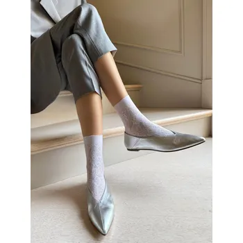 Dámské ponožky ROSA STILE Ponožky Dámské bianco unica Veneziana