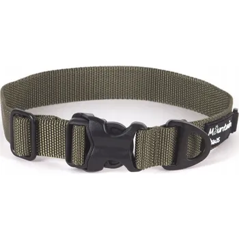 Obojek pro psa Velmi odolný obojek pro psa Mountain Paws - olivový M