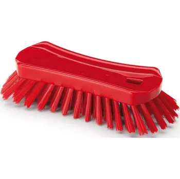 Rýžový kartáč ruční červený 28,5 cm