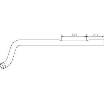 Výfuková trubka Výfuková trubka DINEX DIN49730