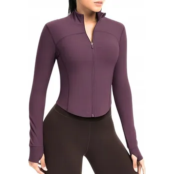 Dámské oblečení Dámská sportovní Mikina se zipem, elastická, prodyšná, do posilovny