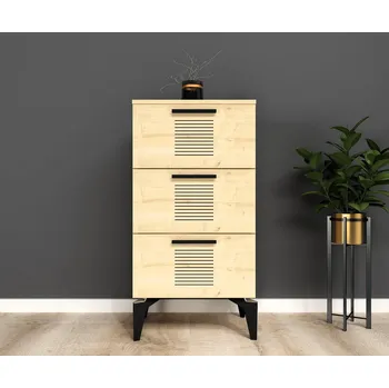 Komoda VerDesign PORTO třídveřová komoda , dub