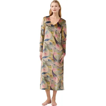 Dámské šaty Luxusní semišové šaty Vamp 21135 beige velikost 3XL