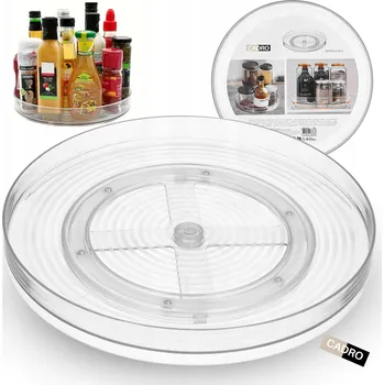 Úložný box Otočný organizér 360° do lednice, kuchyně, koupelny na kosmetiku 29 cm