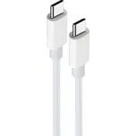 Maxlife kabel MXUC-05 USB-C - USB-C 2,0 m 100W, bílý