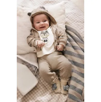 Kojenecký overall Kojenecká sada Mayoral Newborn 3-pack 2608.2G.Newborn.9BYA béžová 12X, vel. 80