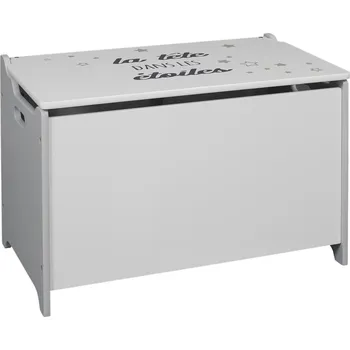 Dětsný nábytek Dětská truhla na hračky bílá La tete dans les étoi