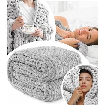 Prostěradlo Deka Gordon polyester 80 cm x 100 cm šedá