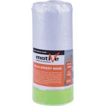 Lepicí páska FÓLIE OCHRANNÁ MALÍŘSKÁ LAKÝRNICKÁ S PÁSKOU 140 X 20M ANTI-KAPÁNÍ FÓLIE PÁSKA