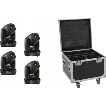 Osvětlovací technika EUROLITE Sada 4x LED TMH-S90 + Kufr