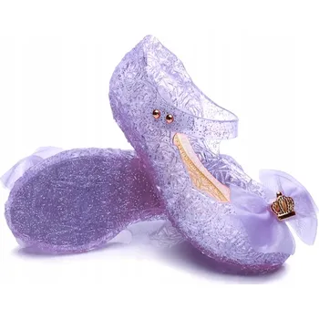 Chlapecká obuv DĚTSKÉ BALERÍNKY SANDÁLKY PRO PRINCEZNY POPELKA VEL. 30