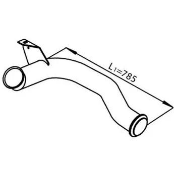 Výfuková trubka Výfuková trubka DINEX DIN22179