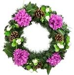 DOMMIO Podzimní věnec s fialovými…