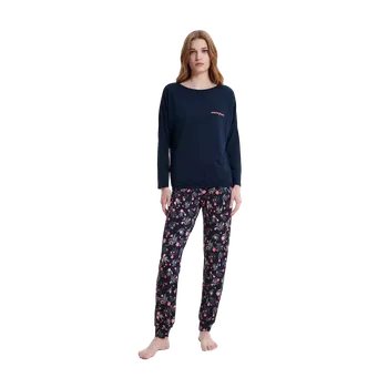 Dámské pyžamo Vamp dámské pyžamo s dlouhými rukávy 19123 velikost S