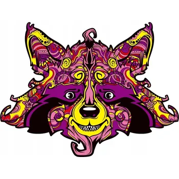 Puzzle Drevené puzzle - Mýval/M KP-21964