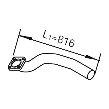 Výfuková trubka Výfuková trubka DINEX DIN21224