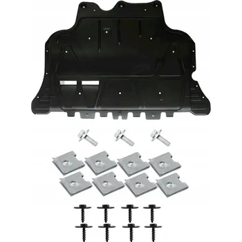 Motorový prostor AUDI Seat Škoda VOLKSWAGEN GOLF SPODNÍ KRYT MOTORU PŘEDNÍ NOVÝ + SPONKY