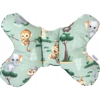 Polštář Protišokový Polštář Jukki motýl, zelený