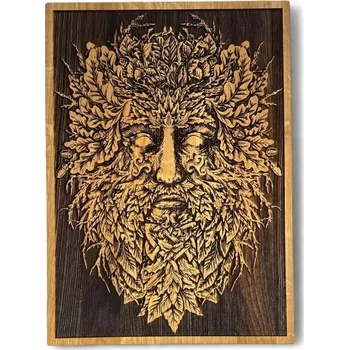 Kadlus ZELENÝ MUŽ nástěnná dekorace, deska 32 x 45 cm