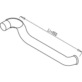 Výfuková trubka Výfuková trubka DINEX DIN68693