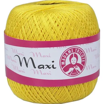 Příze Madame Tricote Paris Maxi 5530 Yellow Háčkovací příze