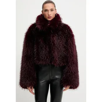 Dámský kabát Kabát Rotate vínová barva, 1146862734, XXS/XS, 93X