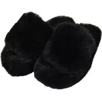 Kabelka Jednobarevné měkké pantofle Vamp velikost L