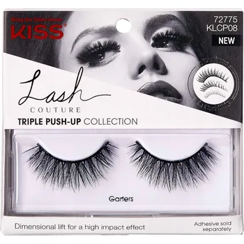 Umělé řasy KISS 3D VOLUME LASH Garters řasy na pásku