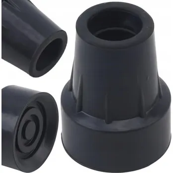 Gumová násadka na invalidní hůl Mikirad černá