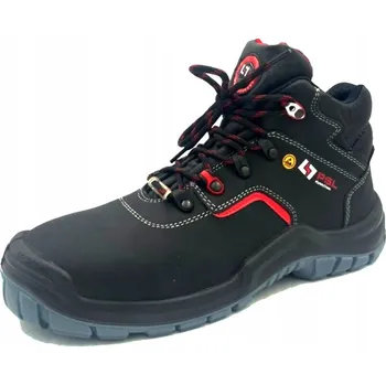 Pracovní obuv PRACOVNÍ KOŽENÉ BOTY VODĚODOLNÉ TREKOVÉ OBUV BOZP S3 VEL.48