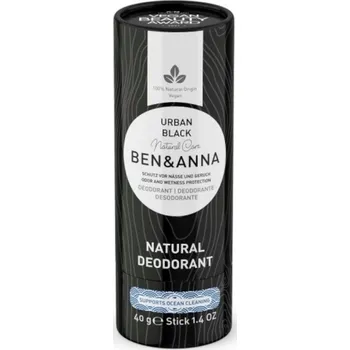 Deodorant Ben&Anna přírodní tuhý deodorant Urban Black 40 ml