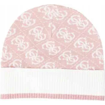 Čepice Guess čepice beanie růžová, velikost L