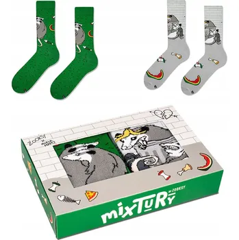 Pánské ponožky ZOOKSY 2x Barevné Pánské Ponožky Vačice Dárek