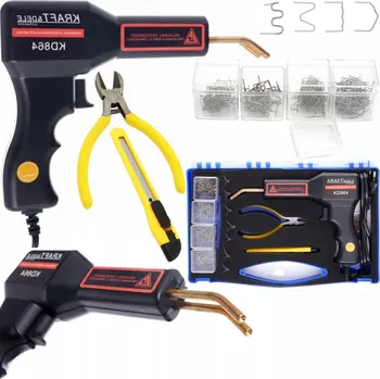 Svářečka Svářečka plastů, sešívačka plastů, SVÁŘEČKA sada se sponkami, 200 ks