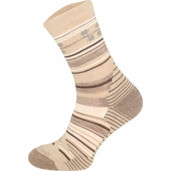 Dámské ponožky Prodyšné termoaktivní ponožky s 55% merino vlny COMODO béžové, velikost 35-38