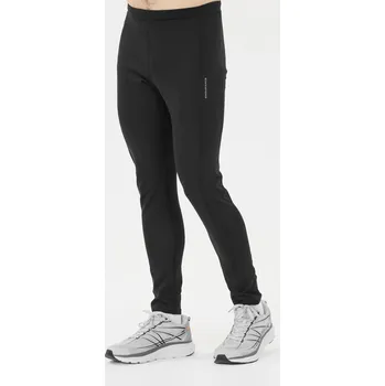 Pánské legíny Pánské běžecké legíny Endurance Strong Windblock zimní Černé XL