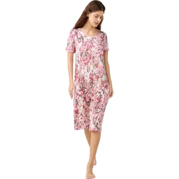 Dámská noční košile Dámská noční košile Vamp z micromodalu 21047 rose vinka velikost 3XL