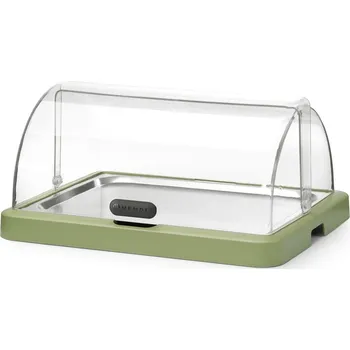 Domácí spotřebič Jednoduchý chladicí pult s víkem Duo UNIQ, HENDI, designed by Robert Bronwasser, Jednodílná, Zelená, 460x355x(H)220mm, Obdélníkové