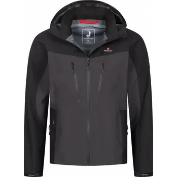Pánská větrovka Pánská outdoorová bunda HÖHENHORN THABOR L Tmavě šedá, Černá